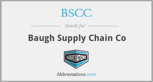 BSCC - Baugh Supply Chain Co