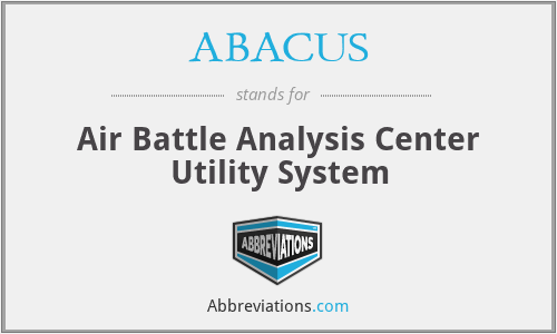 ABACUS - Air Battle Analysis Center Utility System