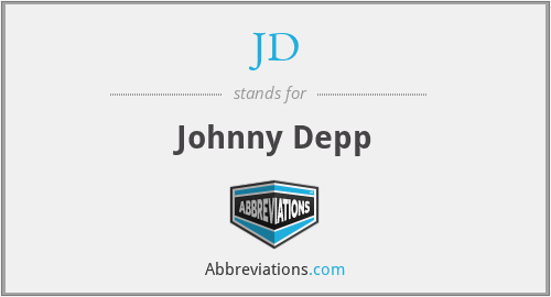 JD - Johnny Depp