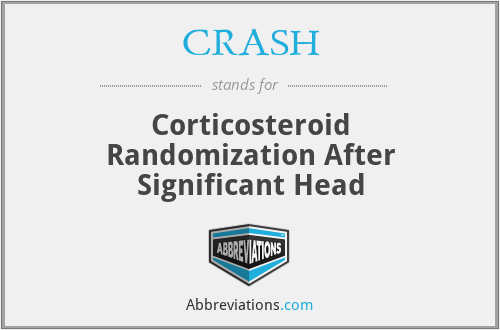 CRASH - Corticosteroid Randomization After Significant Head