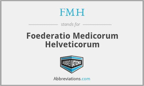 FMH - Foederatio Medicorum Helveticorum
