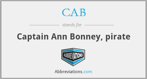 CAB - Captain Ann Bonney, pirate