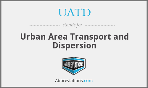UATD - Urban Area Transport and Dispersion
