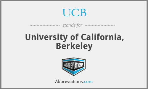 UCB - University of California, Berkeley