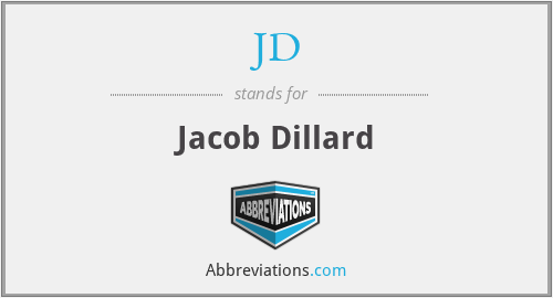 JD - Jacob Dillard