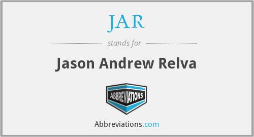 JAR - Jason Andrew Relva