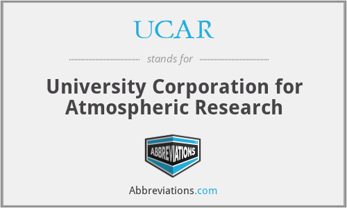 UCAR - University Corporation for Atmospheric Research