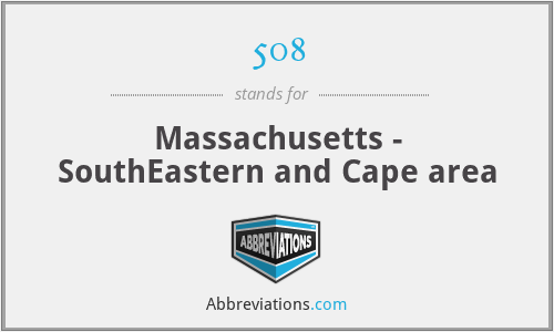 508 - Massachusetts - SouthEastern and Cape area