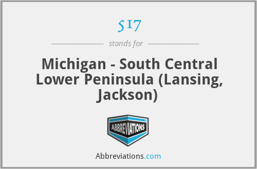 517 - Michigan - South Central Lower Peninsula (Lansing, Jackson)