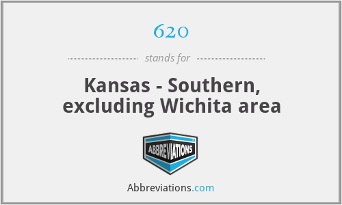 620 - Kansas - Southern, excluding Wichita area