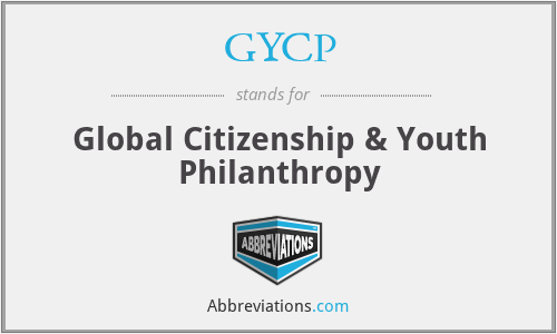 GYCP - Global Citizenship & Youth Philanthropy