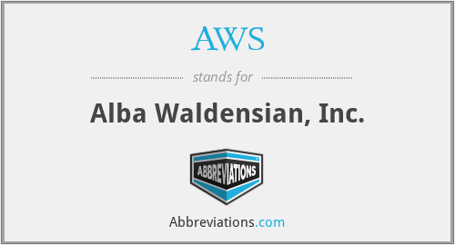 AWS - Alba Waldensian, Inc.