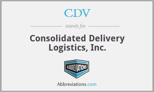 CDV - Consolidated Delivery Logistics, Inc.