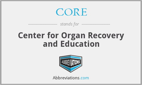 CORE - Center for Organ Recovery and Education