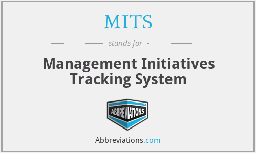 MITS - Management Initiatives Tracking System