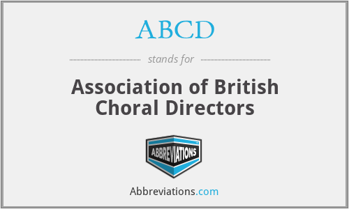 ABCD - Association of British Choral Directors