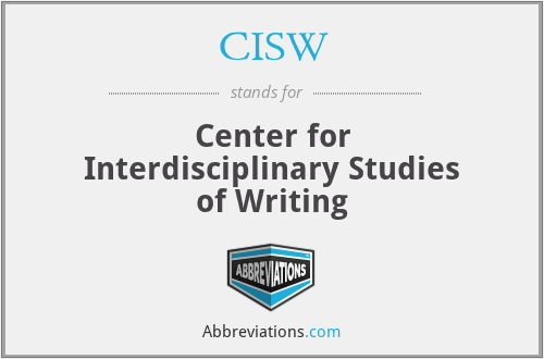 CISW - Center for Interdisciplinary Studies of Writing