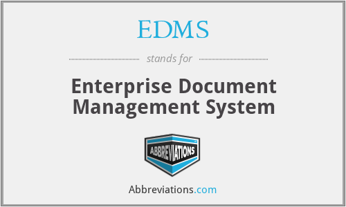 EDMS - Enterprise Document Management System