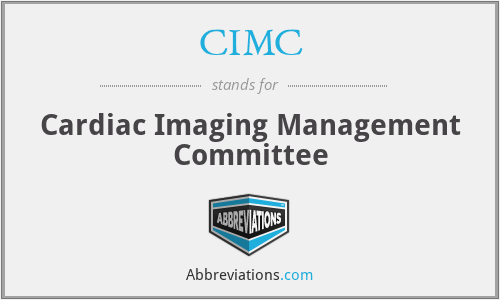 CIMC - Cardiac Imaging Management Committee