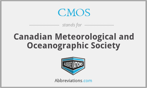 CMOS - Canadian Meteorological and Oceanographic Society
