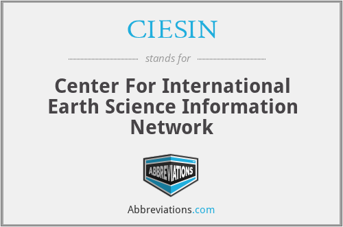 CIESIN - Center For International Earth Science Information Network