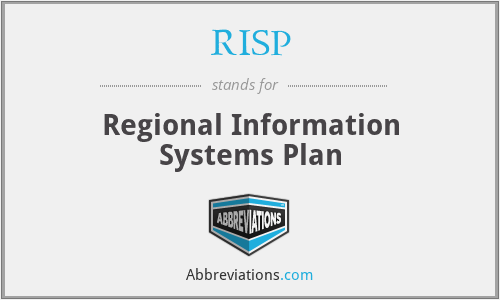 RISP - Regional Information Systems Plan
