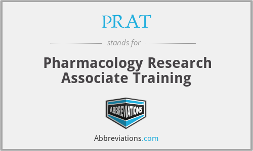 PRAT - Pharmacology Research Associate Training