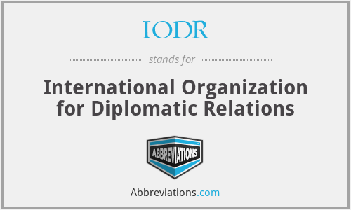 IODR - International Organization for Diplomatic Relations