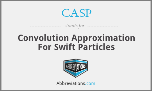 CASP - Convolution Approximation For Swift Particles