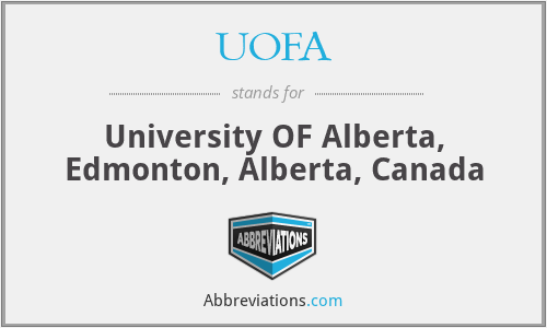 UOFA - University OF Alberta, Edmonton, Alberta, Canada