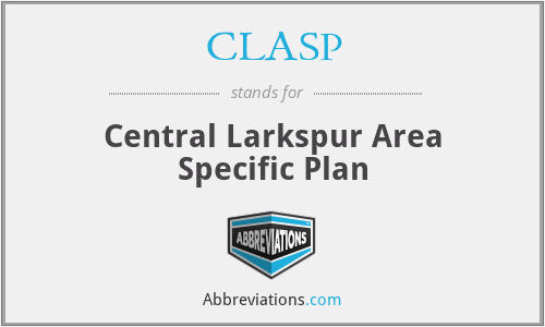 CLASP - Central Larkspur Area Specific Plan