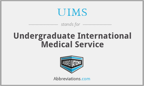 UIMS - Undergraduate International Medical Service