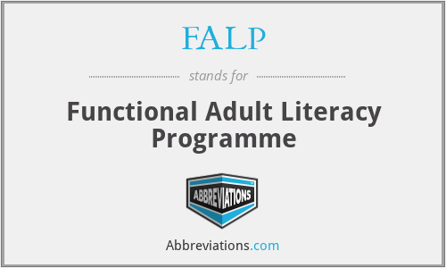FALP - Functional Adult Literacy Programme