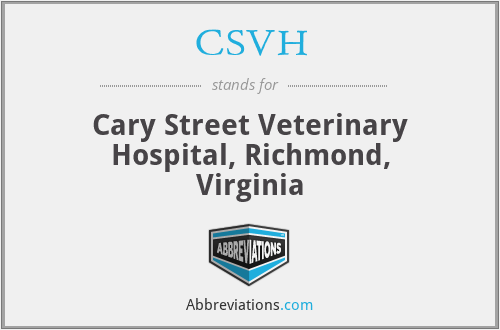 CSVH - Cary Street Veterinary Hospital, Richmond, Virginia