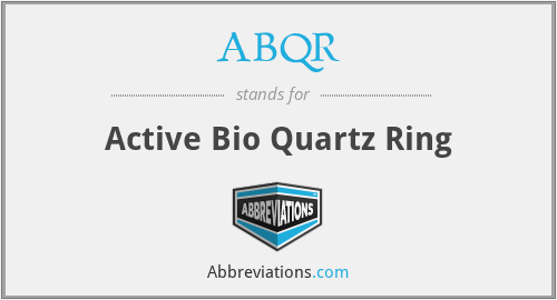 ABQR - Active Bio Quartz Ring