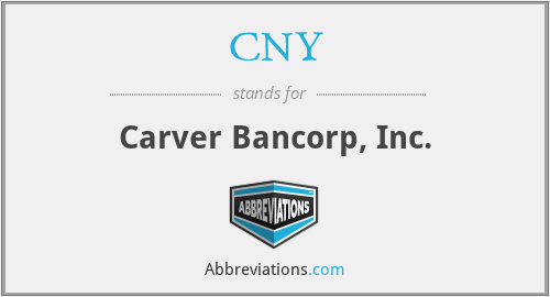 CNY - Carver Bancorp, Inc.