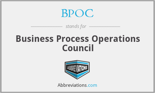 BPOC - Business Process Operations Council