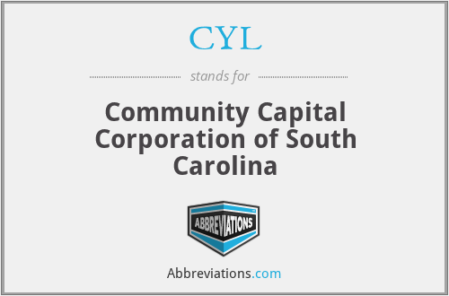 CYL - Community Capital Corporation of South Carolina