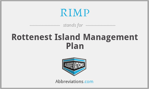 RIMP - Rottenest Island Management Plan