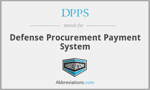 DPPS - Defense Procurement Payment System