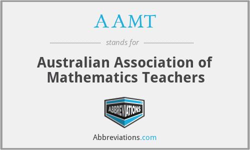 AAMT - Australian Association of Mathematics Teachers