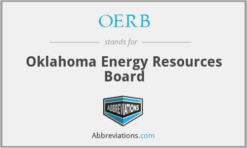 OERB - Oklahoma Energy Resources Board
