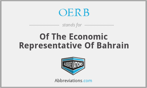 OERB - Of The Economic Representative Of Bahrain