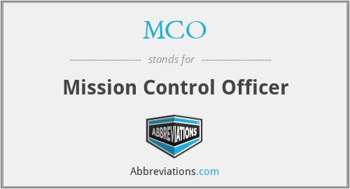 MCO - Mission Control Officer