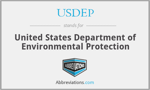 USDEP - United States Department of Environmental Protection