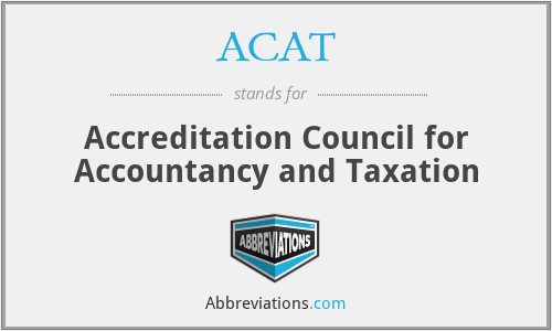 ACAT - Accreditation Council for Accountancy and Taxation