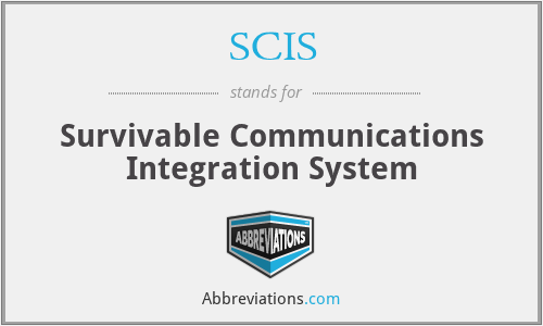 SCIS - Survivable Communications Integration System