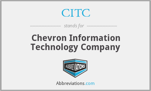 CITC - Chevron Information Technology Company
