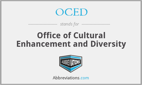 OCED - Office of Cultural Enhancement and Diversity