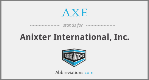 AXE - Anixter International, Inc.
